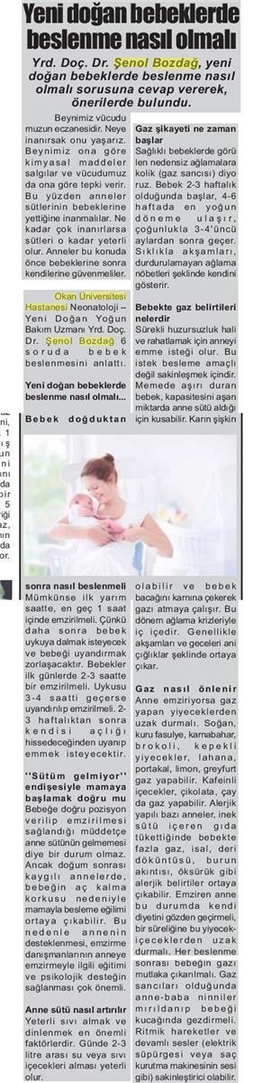 09.05.2017 - Haber Karadeniz - Yeni Doğan Bebeklerde Beslenme Nasıl Olmalı