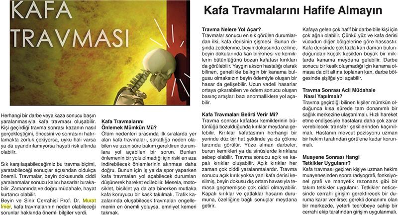 11.07.2017  Amasya Yorum  KAFA TRAVMASI AL, 