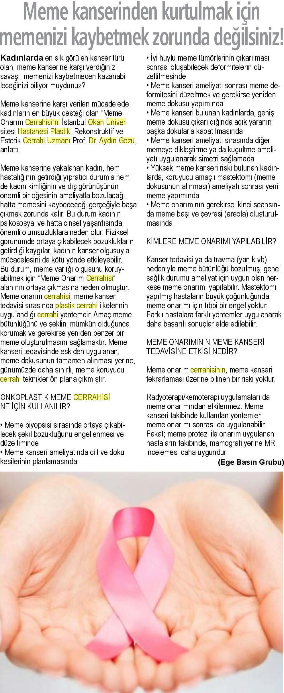 23.03.2019 Sağlık Gazetesi MEMENİZİ KAYBETMEK ZORUNDA DEĞİLSİNİZ!
