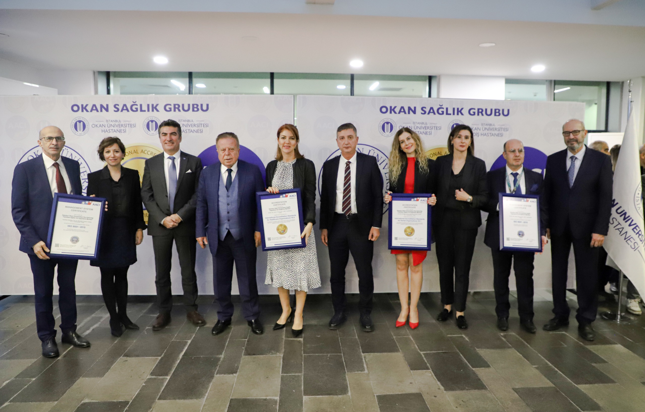 İstanbul Okan Üniversitesi Hastanesi ve İstanbul Okan Üniversitesi Diş Hastanesi AACI Uluslararası Akreditasyon Belgesi Almaya Hak Kazandı!